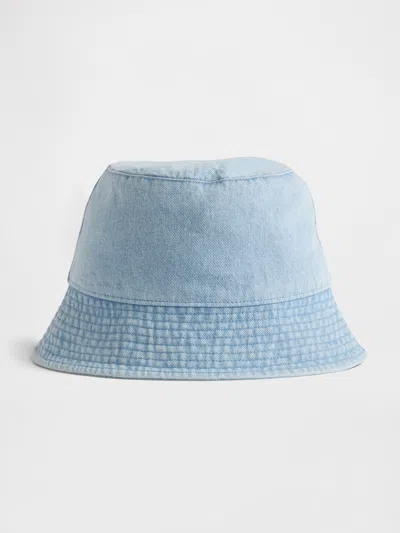 Gap Denim Bucket Hat In Blue