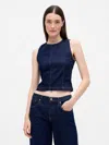 Gap Denim Crop Shell Tank Top
