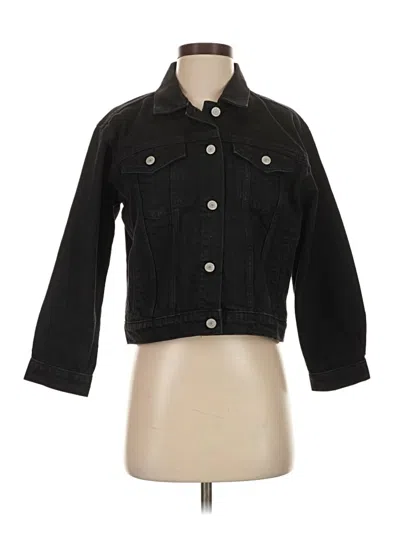 Pre-owned Gap Denim Jacket In Black