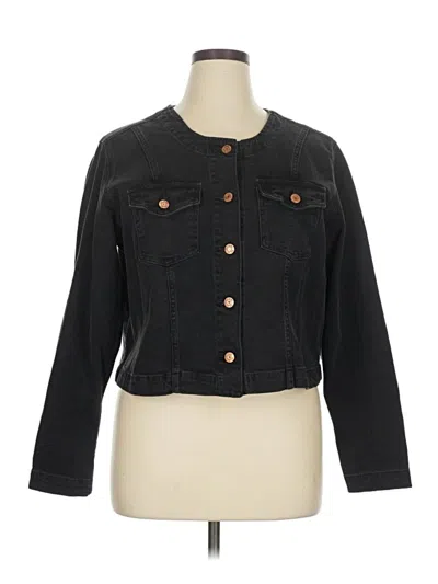 Pre-owned Gap Denim Jacket In Black
