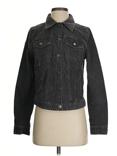 Pre-owned Gap Denim Jacket In Black