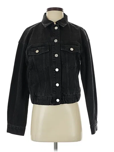 Pre-owned Gap Denim Jacket In Black