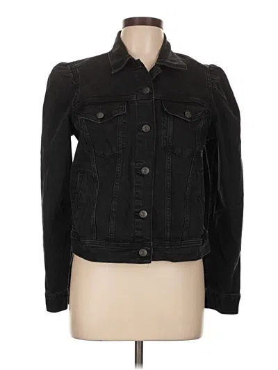 Pre-owned Gap Denim Jacket In Black