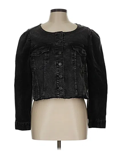 Pre-owned Gap Denim Jacket In Black