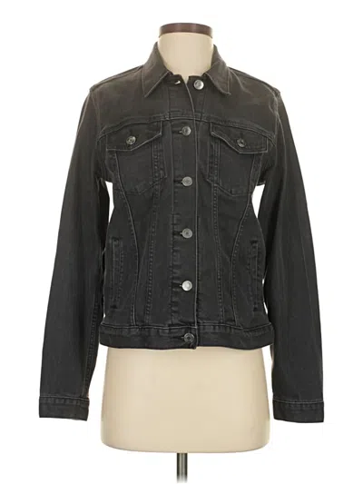 Pre-owned Gap Denim Jacket In Black
