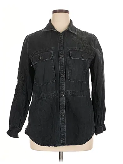 Pre-owned Gap Denim Jacket In Black