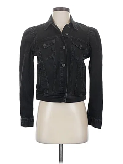 Pre-owned Gap Denim Jacket In Black