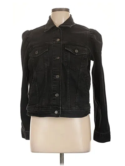Pre-owned Gap Denim Jacket In Black