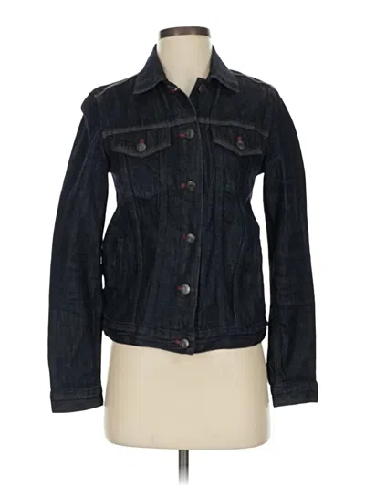 Pre-owned Gap Denim Jacket In Black