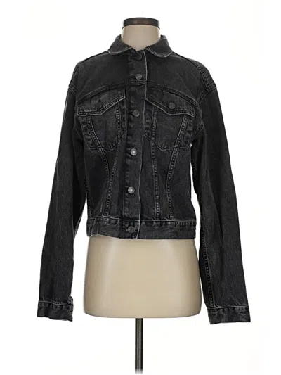 Pre-owned Gap Denim Jacket In Black