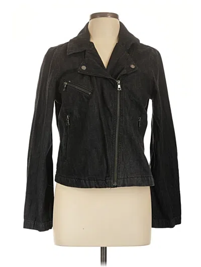 Pre-owned Gap Denim Jacket In Black