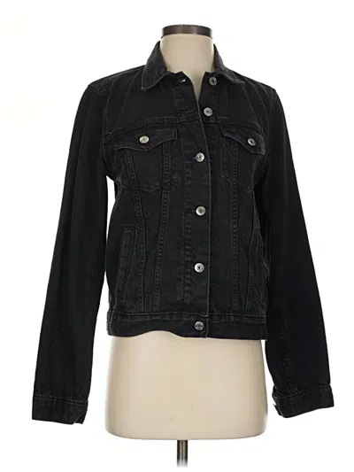 Pre-owned Gap Denim Jacket In Black