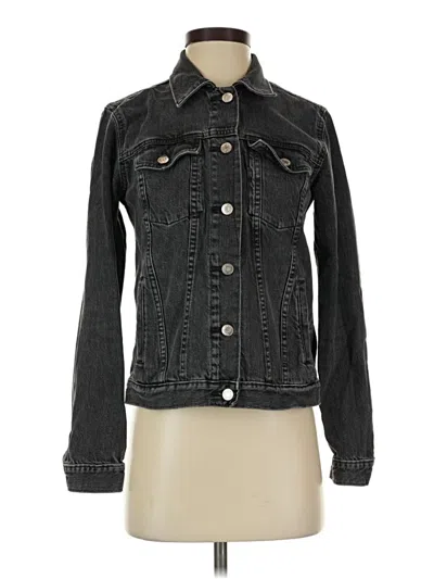 Pre-owned Gap Denim Jacket In Black