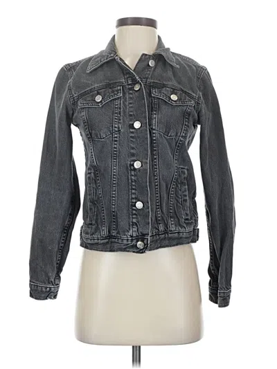 Pre-owned Gap Denim Jacket In Gray