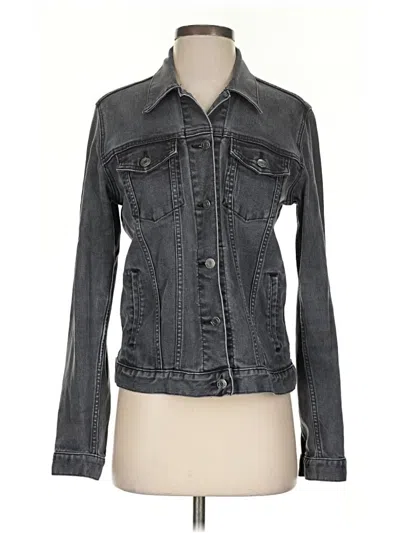 Pre-owned Gap Denim Jacket In Gray