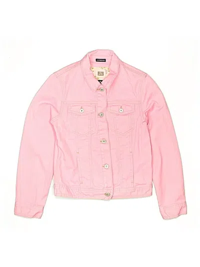 Pre-owned Gap Kids' Denim Jacket In Pink