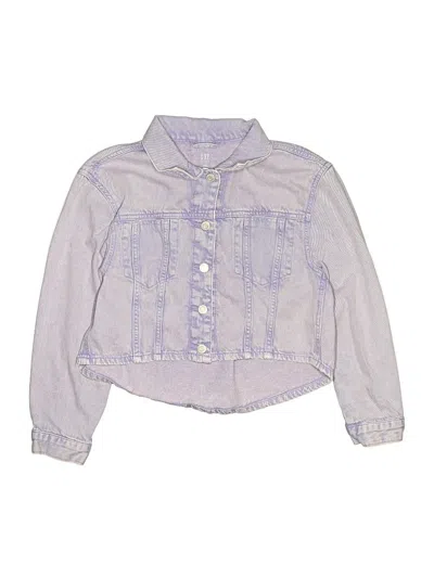 Pre-owned Gap Kids' Denim Jacket In Purple