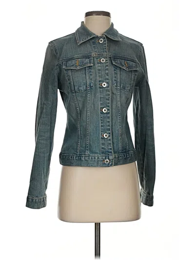 Pre-owned Gap Denim Jacket In Teal