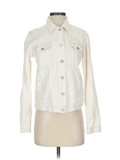 Pre-owned Gap Denim Jacket In White