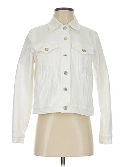 Pre-owned Gap Denim Jacket In White