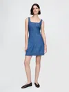 Gap Denim Mini Dress In Medium Wash