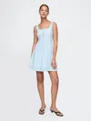 Gap Denim Mini Dress In Medium Wash