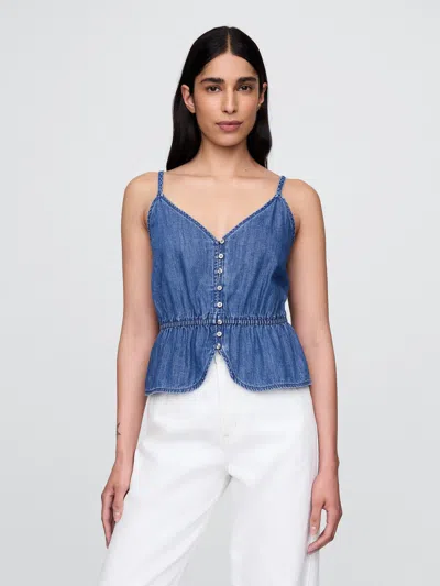 Gap Denim Peplum Cami