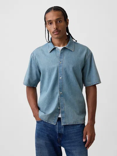 Gap Denim Relaxed Shirt