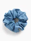 Gap Denim Scrunchie In Medium Wash