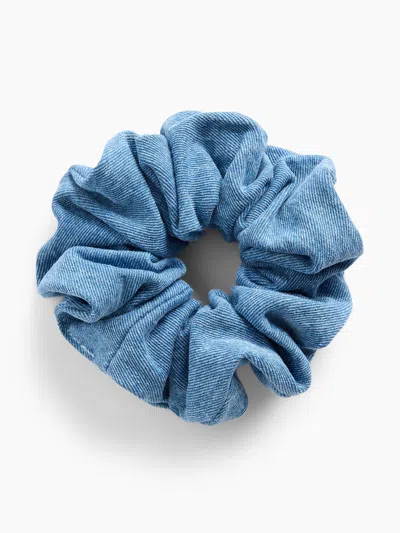 Gap Denim Scrunchie In Medium Wash