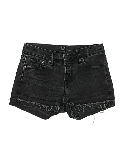 Pre-owned Gap Denim Shorts In Black