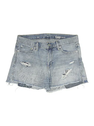 Pre-owned Gap Denim Shorts In Blue