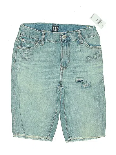 Pre-owned Gap Kids' Denim Shorts In Blue
