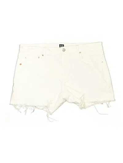 Pre-owned Gap Denim Shorts In Ivory