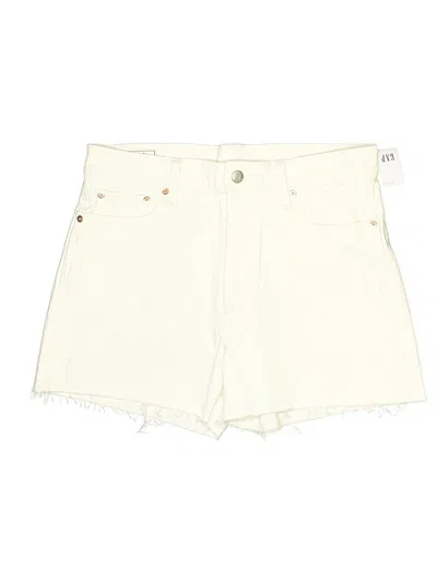 Pre-owned Gap Denim Shorts In Ivory