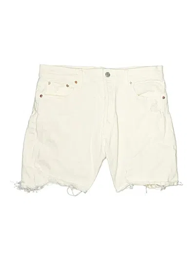 Pre-owned Gap Denim Shorts In White