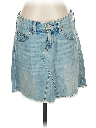 Pre-owned Gap Denim Skirt In Blue