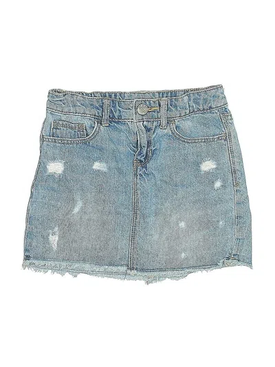 Pre-owned Gap Kids' Denim Skirt In Blue