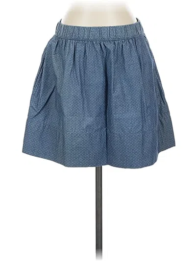 Pre-owned Gap Denim Skirt In Blue