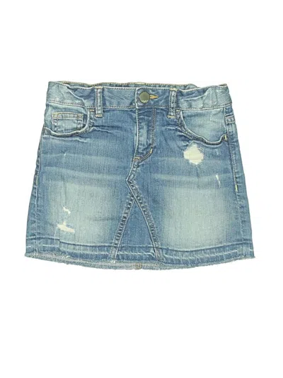Pre-owned Gap Kids' Denim Skirt In Blue
