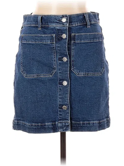 Pre-owned Gap Denim Skirt In Blue