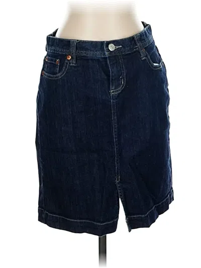 Pre-owned Gap Denim Skirt In Blue