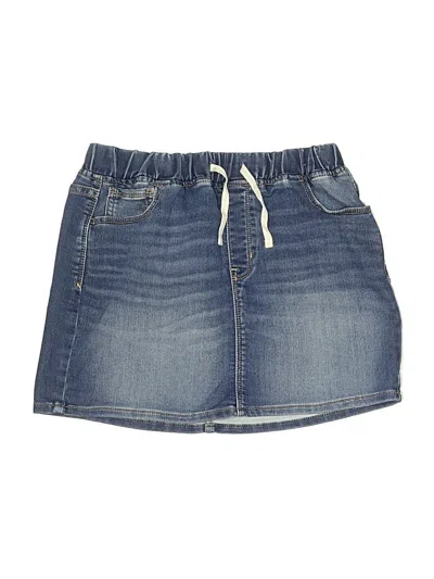 Pre-owned Gap Kids' Denim Skirt In Blue