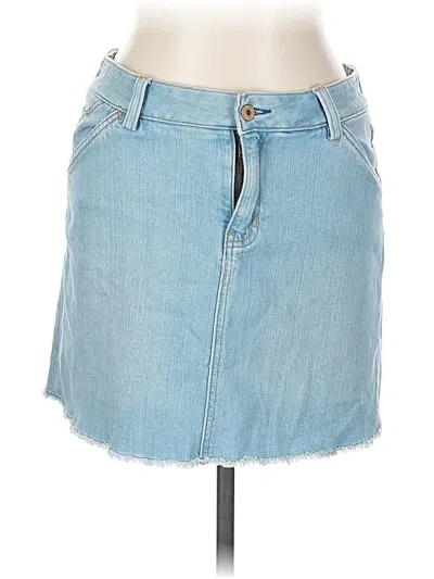 Pre-owned Gap Denim Skirt In Blue