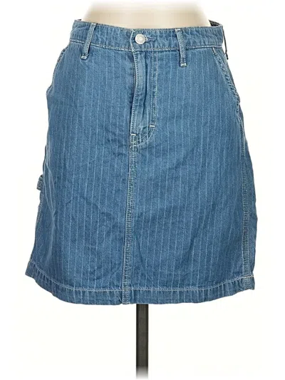 Pre-owned Gap Denim Skirt In Blue