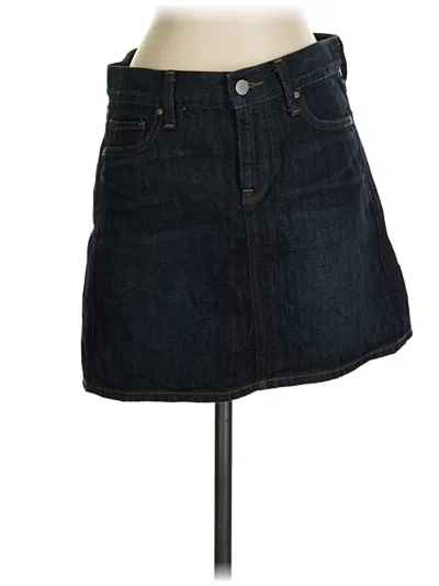 Pre-owned Gap Denim Skirt In Blue