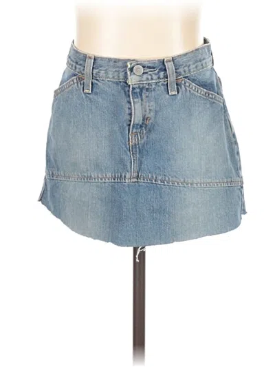 Gap Denim Skirt In Blue