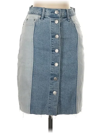Pre-owned Gap Denim Skirt In Blue