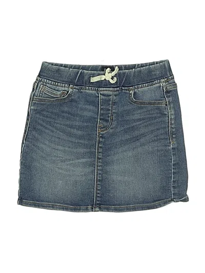 Pre-owned Gap Kids' Denim Skirt In Blue