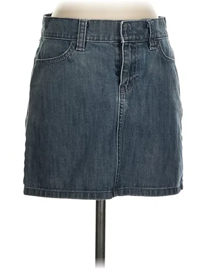 Pre-owned Gap Denim Skirt In Blue